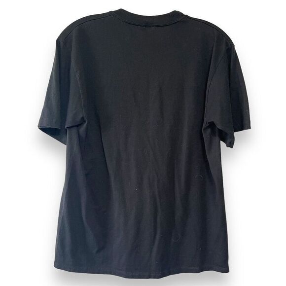 Jerzees Men's Vintage When The Wall Graphic Print Short Sleeve Tee Black Large - Picture 2 of 10